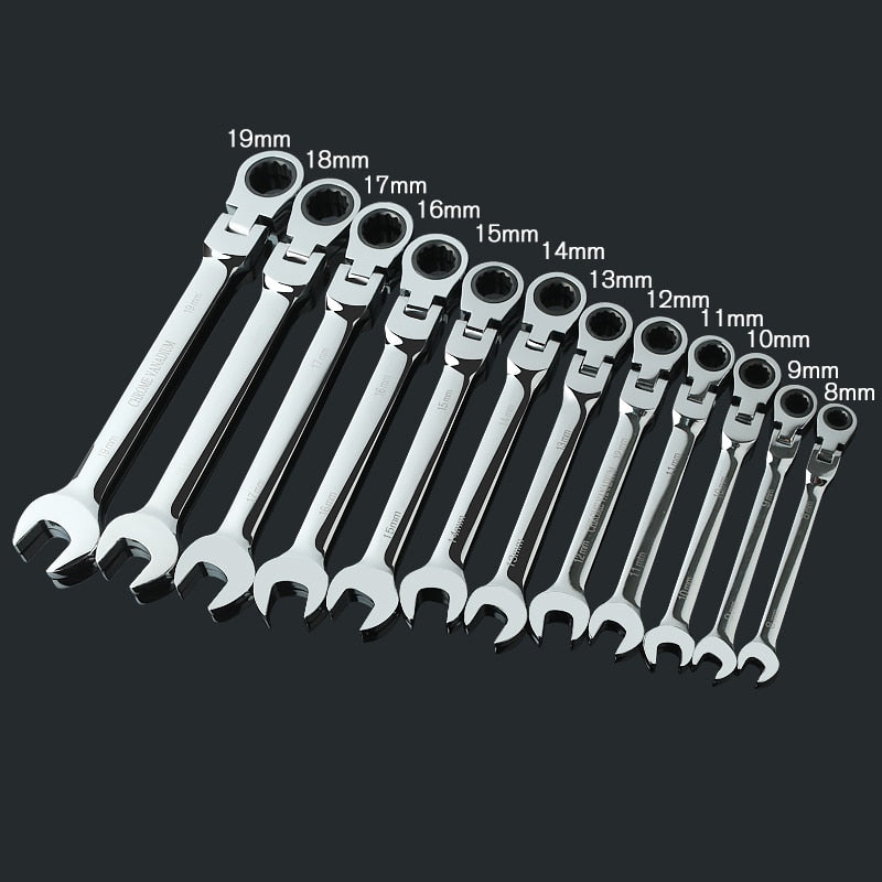 1pc 6-32mm Activities Wrench Set Ratchet tools Torque Wrench Gears