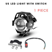 Load image into Gallery viewer, Motorcycle Headlights U5 led moto light DRL Headlamp Motorbike auxiliary Lamp Fog Spotlights Universal For suzuki ltz 400 12V